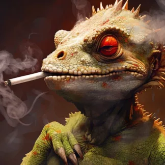 Gecko Smoking