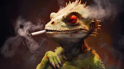 Gecko Smoking