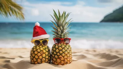 Pineapple With Sunglasses