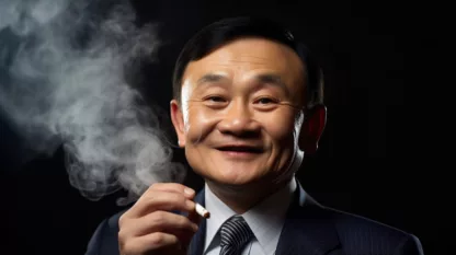 Former Thai Prime Minister Thaksin Shinawatra