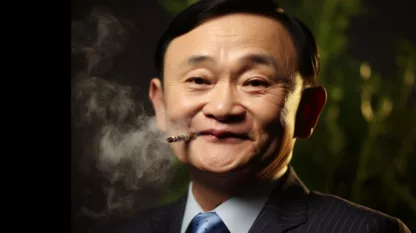 Former Thai Prime Minister Thaksin Shinawatra