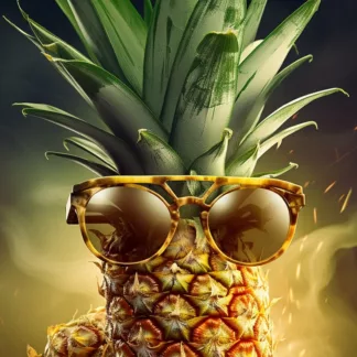 Pineapple With Sunglasses