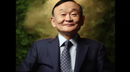 Former Thai Prime Minister Thaksin Shinawatra