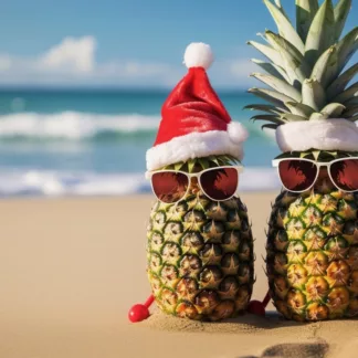 Pineapple With Sunglasses