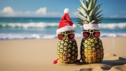 Pineapple With Sunglasses