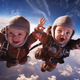 Skydiving Babies