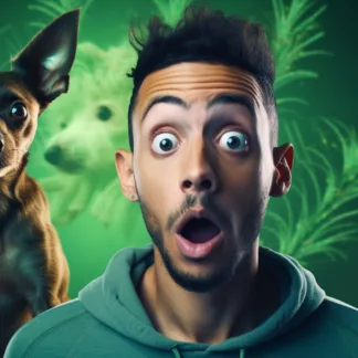 Man And Dog Shocked