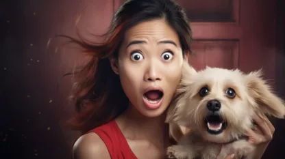 Woman And Dog Shocked