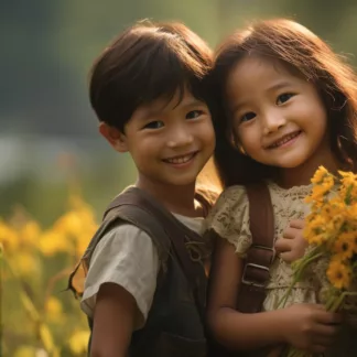 Children In Rural Thailand