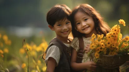 Children In Rural Thailand