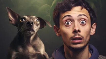 Man And Dog Shocked