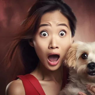 Woman And Dog Shocked