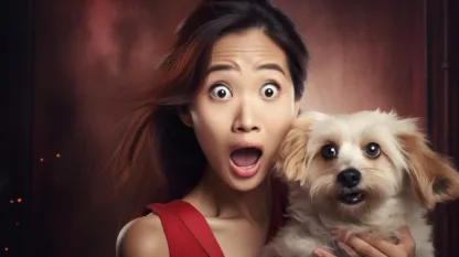 Woman And Dog Shocked