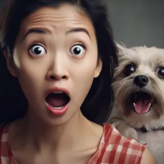 Woman And Dog Shocked