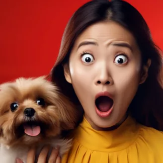 Woman And Dog Shocked