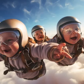 Skydiving Babies