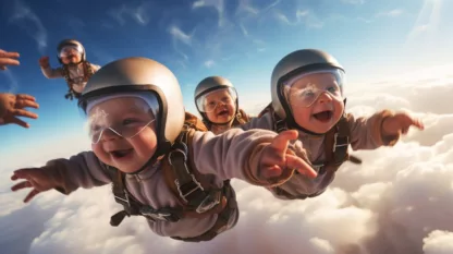 Skydiving Babies