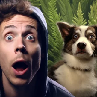 Man And Dog Shocked