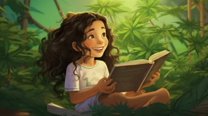 Girl Reading A Book