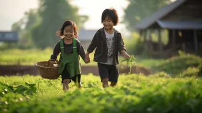 Children In Rural Thailand