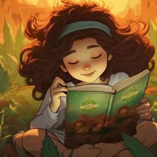 Girl Reading A Book