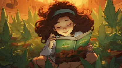 Girl Reading A Book