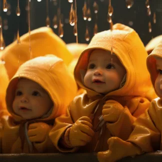 Babies In The Rain