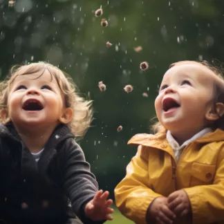 Babies In The Rain