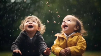 Babies In The Rain