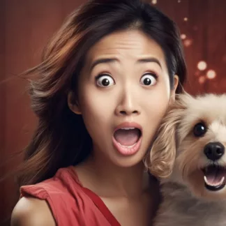 Woman And Dog Shocked