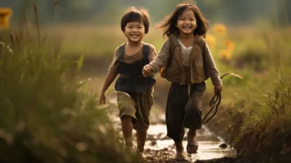 Children In Rural Thailand