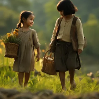 Children In Rural Thailand