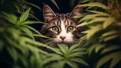 Cat With Cannabis