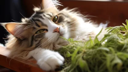 Cat With Cannabis