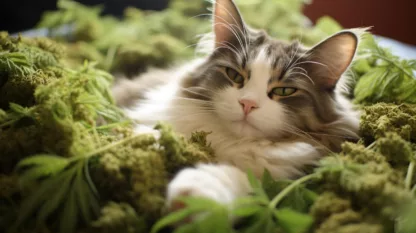 Cat With Cannabis