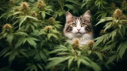 Cat With Cannabis