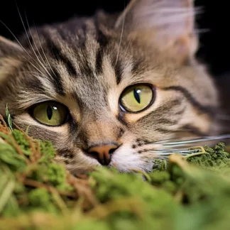 Cat With Cannabis