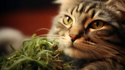 Cat With Cannabis