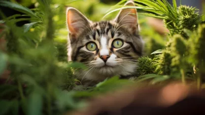 Cat With Cannabis