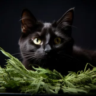 Cat With Cannabis