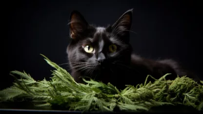 Cat With Cannabis