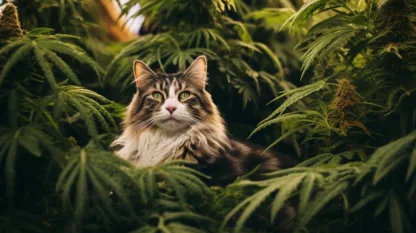 Cat With Cannabis