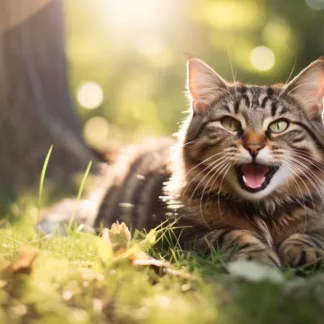 Cat With Cannabis