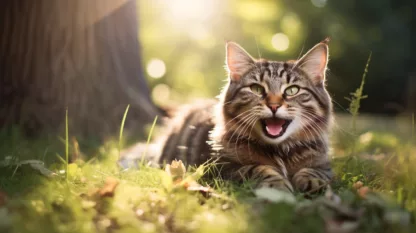 Cat With Cannabis