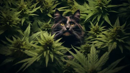 Cat With Cannabis