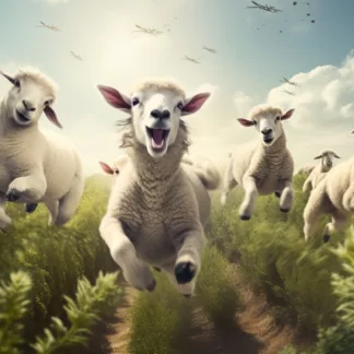 Sheep In A Field