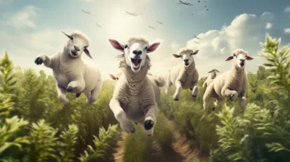 Sheep In A Field