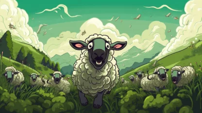 Sheep In A Field